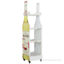 Self-designed Polyresin Wine Rack Shoe Shaped Display OEM